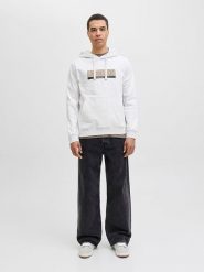 Jack & Jones Bluza w kolorze białym rozmiar: S. Białe bluzy z kapturem męskie Jack & Jones, s, z bawełny. Za 105.63 zł.