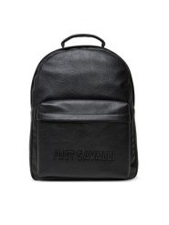 Just Cavalli Plecak 78QA4B11 ZSB81 Czarny. Czarne plecaki męskie Just Cavalli, bez wzorów, ze skóry. Za 499.99 zł.