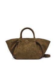 Guess Torebka Allegra HWSG22 37060 Khaki. Brązowe torebki klasyczne damskie Guess, z aplikacjami, z materiału, bez dodatków. Za 634.99 zł.