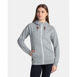 Damska bawełniana bluza Kilpi BERY-W. Zielone bluzy bez kaptura damskie Kilpi, l, z bawełny. Za 174.18 zł.