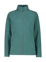 CMP Kurtka polarowa w kolorze zielonym rozmiar: 38. Zielone kurtki damskie CMP, bez wzorów, z materiału, bez kaptura. Za 108.74 zł.