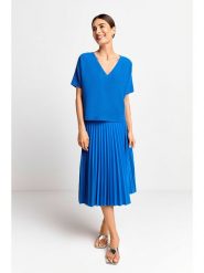 Rich & Royal Sweter w kolorze niebieskim rozmiar: S. Niebieskie swetry klasyczne damskie Rich & Royal, s, ze splotem, bez kołnierzyka. Za 202.03 zł.