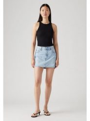 Levi's Spódnica dżinsowa w kolorze błękitnym rozmiar: W32. Niebieskie spódniczki damskie Levi's, s, z aplikacjami, klasyczne, mini, proste. Za 119.12 zł.