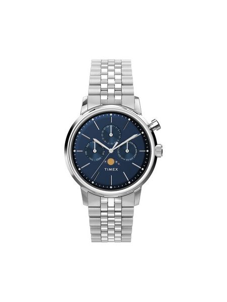 Timex Zegarek Marlin TW2W51300 Srebrny. Szare, analogowe zegarki męskie Timex, srebrne. Za 669.99 zł.
