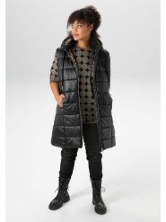 Aniston Kamizelka pikowana w kolorze czarnym rozmiar: 46. Czarne kamizelki damskie Aniston. Za 135.17 zł.