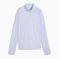 Bluza do biegania damska PUMA Run Velocity Cloudspun 1/4 Zip. Niebieskie bluzy bez kaptura damskie Puma, s, bez wzorów, bez kaptura. Za 159.99 zł.