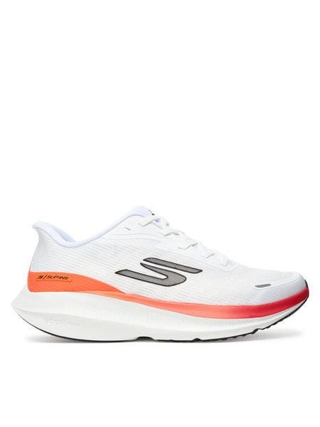 Skechers Buty do biegania Aero Pulse 246220/WBO Biały. Białe obuwie do biegania damskie Skechers. Za 499.99 zł.