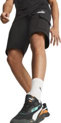 Spodenki treningowe męskie Puma ESS Cargo 10". Czarne szorty sportowe męskie Puma, m, z bawełny, trekkingowe. Za 145.60 zł.