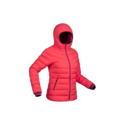 Kurtka narciarska SKI-P JKT 500 WARM damska. Czerwone kurtki damskie WED'ZE, m, bez wzorów, z materiału, bez kaptura, narciarskie. W wyprzedaży za 199.99 zł.