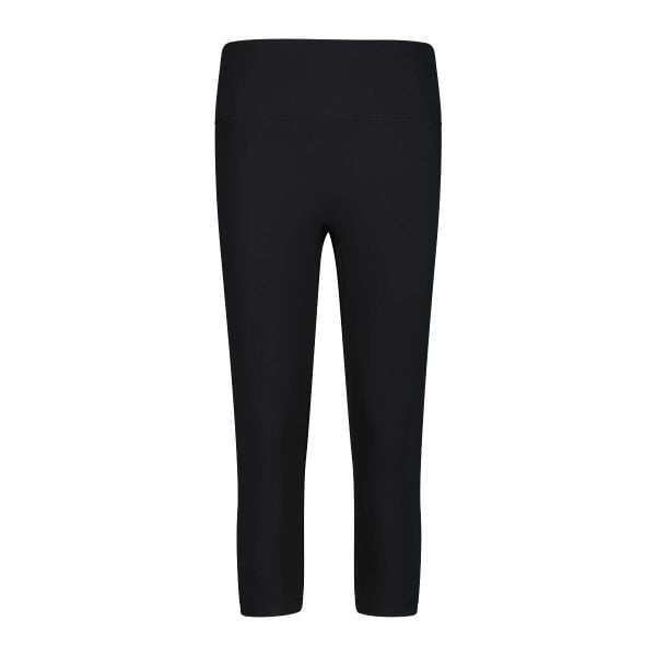 Damskie legginsy 3/4 CMP Sara. Czarne legginsy damskie CMP, bez wzorów. Za 244.50 zł.