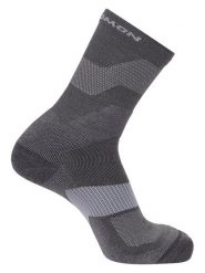 SALOMON Skarpety funkcyjne "X Ultra Crew" w kolorze antracytowo-szarym rozmiar: 42-44. Czarne skarpetki męskie Salomon, bez wzorów, prążkowane. Za 56.66 zł.
