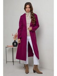 Le Comptoir du Manteau Płaszcz przejściowy w kolorze jagodowym rozmiar: 42. Czerwone płaszcze damskie Le Comptoir du Manteau, bez wzorów, z wełny, klasyczne. Za 127.35 zł.