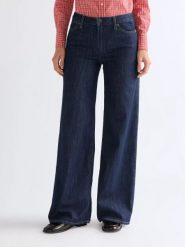 DAMSKIE SPODNIE WRANGLER WORLD WIDE DENIM GALAXY 112378172. Spodnie materiałowe damskie Wrangler, bez wzorów, z denimu. Za 199.99 zł.