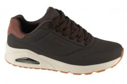 Buty sportowe Sneakersy męskie, Uno - Suited On Air. Brązowe buty sportowe na co dzień męskie Skechers, z materiału, bez zapięcia, trekkingowe. Za 269.99 zł.