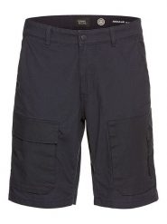 Camel Active Bojówki - Regular fit - w kolorze granatowym rozmiar: W36. Niebieskie szorty męskie Camel Active, bez wzorów, z bawełny. Za 170.87 zł.