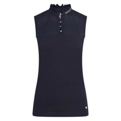 Jeździecka koszulka polo bez rękawów dla dziewczynek Imperial Riding Camee. Czerwone koszulki dziewczęce IMPERIAL RIDING, m, bez wzorów, z dżerseju, bez ramiączek. Za 170.00 zł.