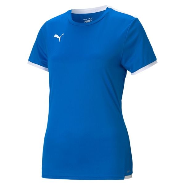 Damska koszulka Puma Team Liga. Niebieskie bluzki damskie Puma, xl, bez wzorów, bez kołnierzyka. Za 151.00 zł.