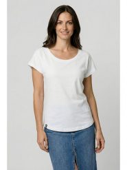 Alife and kickin Koszulka "Eira" w kolorze białym rozmiar: XS. Białe bluzki damskie Alife and Kickin, xs, bez wzorów, z bawełny, bez kołnierzyka, bez ramiączek. Za 60.99 zł.