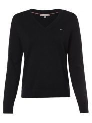 Tommy Hilfiger Sweter Kobiety niebieski, XS. Niebieskie swetry klasyczne damskie Tommy Hilfiger, xs, z dzianiny, bez kołnierzyka. Za 489.95 zł.