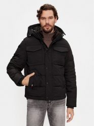 Tommy Hilfiger Kurtka zimowa Rockie MW0MW32790 Czarny Regular Fit. Czarne kurtki męskie Tommy Hilfiger, na zimę, m, bez wzorów, z syntetyku, bez kaptura. Za 1,189.00 zł.