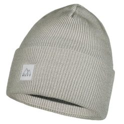 Czapka dla dorosłych Buff Crossknit Hat. Szare czapki męskie Buff, bez wzorów, z dzianiny, eleganckie. Za 179.99 zł.