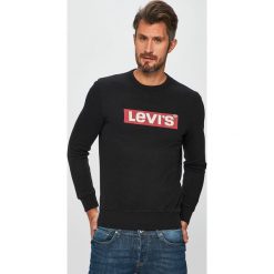Levi's - Bluza. Czarne bluzy bez kaptura męskie Levi's, m, z bawełny. W wyprzedaży za 149.90 zł.
