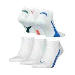 Skarpetki Unisex Dla Dorosłych Quarter 6pak. Białe skarpetki damskie Puma, bez wzorów. Za 80.99 zł.