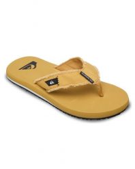 Klapki japonki męskie Quiksilver Monkey. Żółte klapki i japonki męskie Quiksilver, z materiału. Za 109.99 zł.