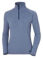 Helly Hansen Koszulka funkcyjna "Verglas" w kolorze niebieskim rozmiar: XL. Niebieskie bluzki sportowe damskie Helly Hansen, xl, bez wzorów, bez ramiączek. Za 140.53 zł.
