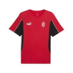 Męska koszulka AC Milan ftblARCHIVE PUMA. Czarne t-shirty sportowe męskie Puma, l, z gumy, bez ramiączek, do piłki nożnej. W wyprzedaży za 142.10 zł.