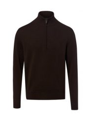 Nils Sundström swetry z dzianiny Mężczyźni Bawełna (100%) brązowy, L. Brązowe swetry męskie Nils Sundström, l, bez wzorów, z bawełny, bez kołnierzyka. Za 249.95 zł.