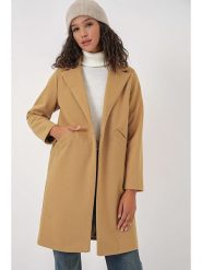 Bigdart Płaszcz przejściowy w kolorze karmelowym rozmiar: 36. Brązowe płaszcze damskie Bigdart, bez wzorów. Za 100.99 zł.