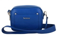 Listonoszka skórzana BARBERINI'S chabrowa 707-30. Niebieskie shopper bag damskie Barberinis, z aplikacjami, ze skóry, zdobione, bez dodatków. Za 219.99 zł.