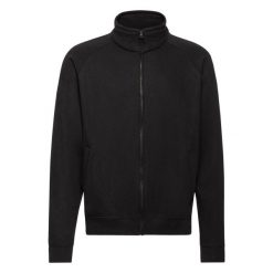 Męska Klasyczna Gładka Bluza Dresowa. Czarne bluzy bez kaptura męskie Fruit of the Loom, m, z dresówki. Za 114.99 zł.