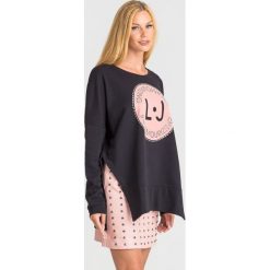 BLUZA Liu Jo. Czarne bluzy bez kaptura damskie Liu Jo, m, z bawełny. Za 679.00 zł.
