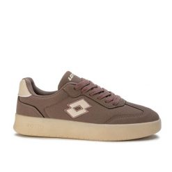 Buty sneakersy sportowe Lotto COVERS SC. Brązowe buty sportowe na co dzień męskie Lotto, z materiału, bez zapięcia, trekkingowe. Za 129.00 zł.