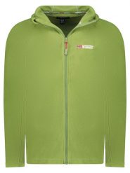 Geographical Norway Kurtka polarowa "Tugood" w kolorze zielonym rozmiar: XL. Zielone kurtki męskie Geographical Norway, xl, bez wzorów, z materiału, bez kaptura. Za 87.81 zł.