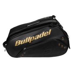 Torba do padla Bullpadel Flow – czarno-złota. Czarne torebki klasyczne damskie bullpadel, bez wzorów, duże, bez dodatków. Za 474.99 zł.