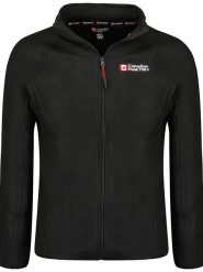 Canadian Peak Kurtka polarowa "Tugeak" w kolorze czarnym rozmiar: S. Czarne kurtki męskie Canadian Peak, s, bez wzorów, z materiału, bez kaptura. Za 91.95 zł.