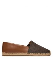 MICHAEL Michael Kors Espadryle Kenze 40R6KZFP1B Brązowy. Brązowe espadryle damskie MICHAEL Michael Kors, bez wzorów, ze skóry, bez obcasa. Za 549.99 zł.