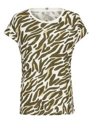 Camel Active Koszulka w kolorze khaki rozmiar: XS. Brązowe bluzki damskie Camel Active, xs, bez wzorów, bez kołnierzyka, bez ramiączek. Za 86.99 zł.