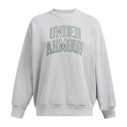 Bluza damska Under Armour Icon Heavyweight Terry Oversized Crew. Szare bluzy bez kaptura damskie Under Armour, m. Za 239.99 zł.