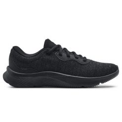 Buty sportowe dla kobiet Under Armour Mojo. Czarne buty sportowe na co dzień damskie Under Armour, bez wzorów, trekkingowe. Za 181.99 zł.