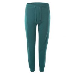Spodnie dresowe damskie Hi-Tec Lady Melian - zielone, Rozmiar S. Zielone spodnie dresowe damskie Hi-tec, s, bez wzorów, z bawełny. Za 59.99 zł.