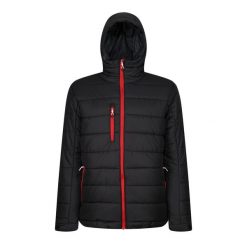 Męska Ocieplana Kurtka Navigate. Czarne kurtki męskie Regatta, m, bez wzorów, z puchu, sportowe, bez kaptura. Za 320.99 zł.