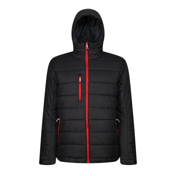 Męska Ocieplana Kurtka Navigate. Czarne kurtki męskie Regatta, m, bez wzorów, z puchu, sportowe, bez kaptura. Za 320.99 zł.