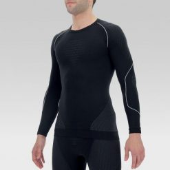 Bluza termoaktywna męska UYN Evolutyon UW Shirt LS. Czarne bluzy bez kaptura męskie UYN, m. Za 251.05 zł.