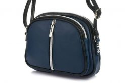 Listonoszka VERA PELLE granatowa K53. Niebieskie torby na laptopa męskie ze skóry. Za 154.90 zł.