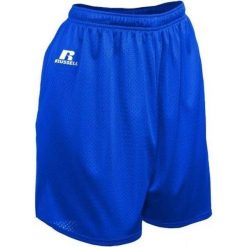 Spodenki sportowe - Mężczyźni - Nylonowe spodenki siatkowe. Niebieskie spodnie sportowe męskie RUSSEL ATHLETIC, m, z meshu, do koszykówki. Za 194.95 zł.