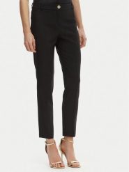 Rinascimento Spodnie materiałowe CFC0128650003 Czarny Regular Fit. Czarne spodnie materiałowe damskie RINASCIMENTO, bez wzorów, z materiału. Za 399.99 zł.